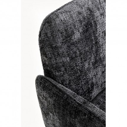 Draaistoel met armleuningen Tabea grijs Kare Design