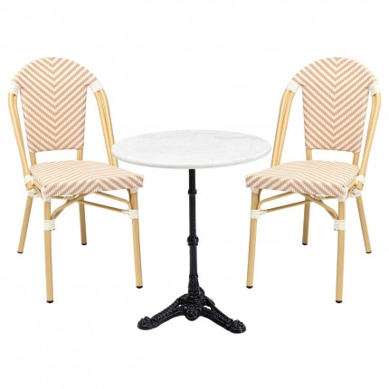 Ensemble de jardin Bistrot Montmartre beige Kare Design