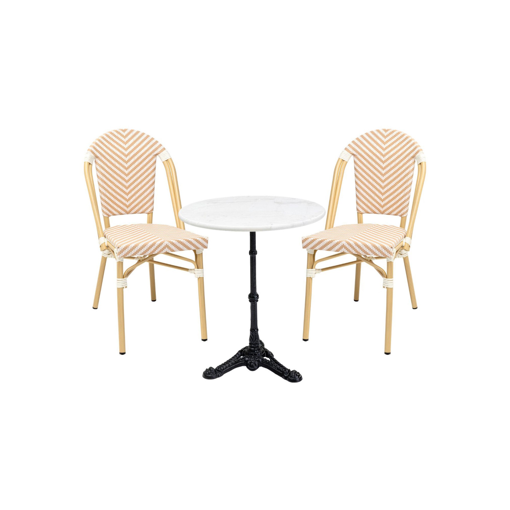 Ensemble de jardin Bistrot Montmartre beige Kare Design