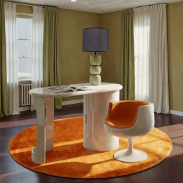 Desk Groove taupe 120x50cm Kare Design