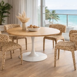 Stoel Tobi Maze bruin Kare Design