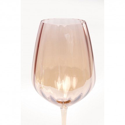 Verres à vin blanc Bina Mocca set de 6 Kare Design