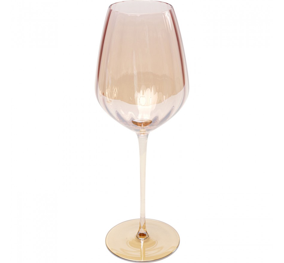 Wijnglazen Wit Bina Mocca (6/set) Kare Design