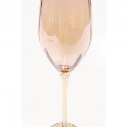 Champagne Glass Bina Mocca (6/set) Kare Design