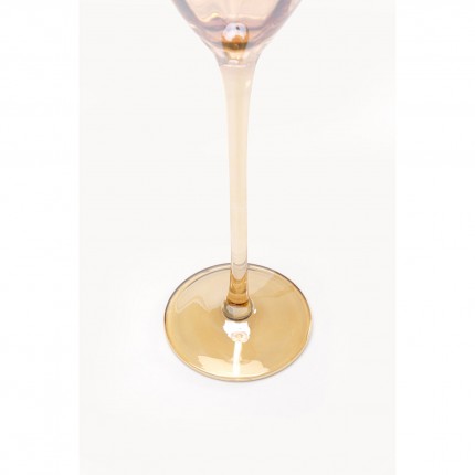Champagneglazen Bina Mocca (6/set) Kare Design