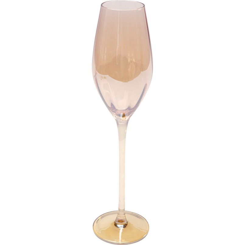 Verre à champagne Bina mocca