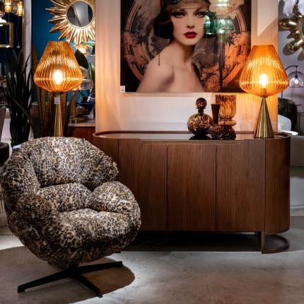Fauteuil pivotant Cutie léopard Kare Design