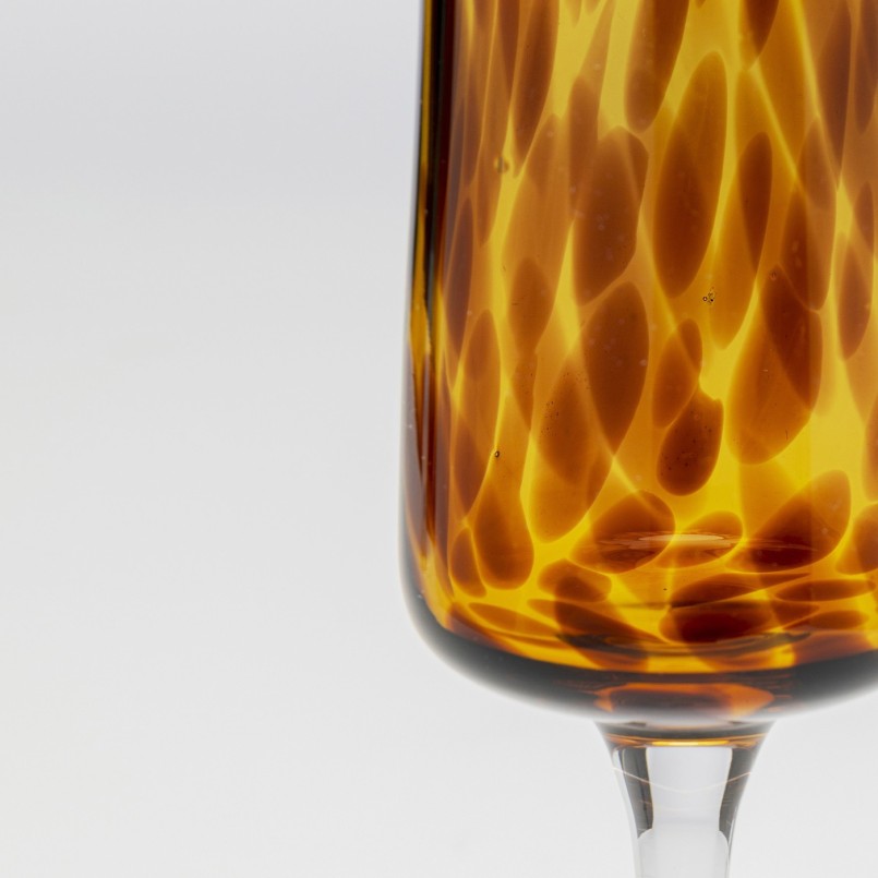 Flûtes à champagne en verre marron - Caramel - Kare Design