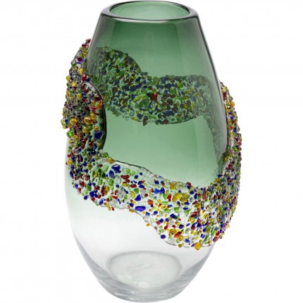 Vaas Glitter Circle 33cm Kare Design