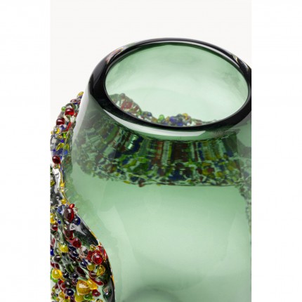 Vase Glitter Circle 33cm Kare Design