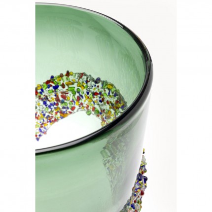 Vase Glitter Circle 36cm Kare Design