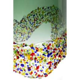 Vase Glitter Circle 36cm