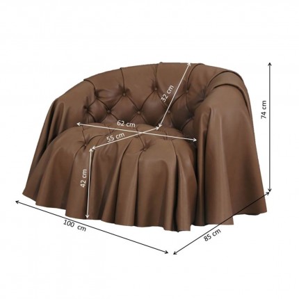 Armchair Drapes Kare Design