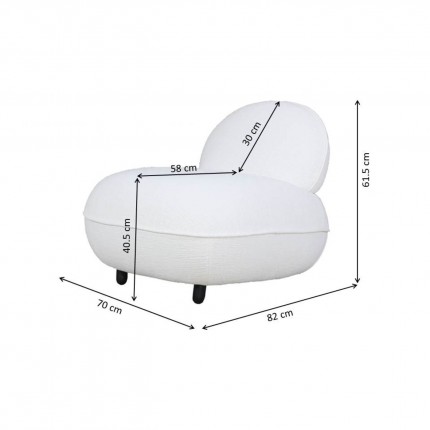 Fauteuil Kumo fuchsia Kare Design