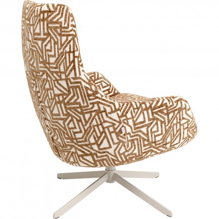 Swivel Armchair Mimi Maze Kare Design