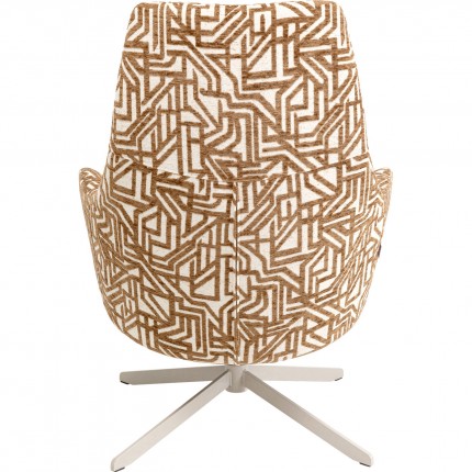 Swivel Armchair Mimi Maze Kare Design