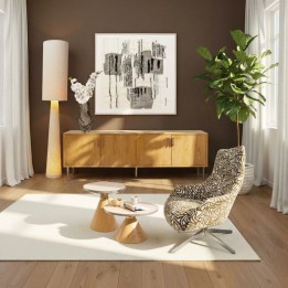 Fauteuil pivotant Mimi Maze