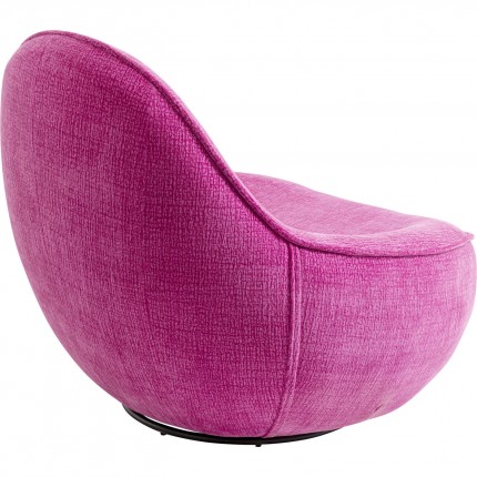 Draaifauteuil Ovo fuchsia Kare Design