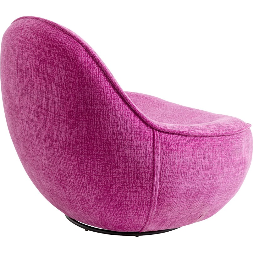 Fauteuil pivotant Ovo fuchsia 99cm