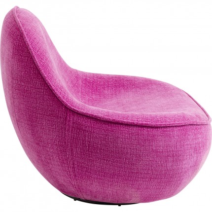 Draaifauteuil Ovo fuchsia Kare Design