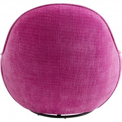 Swivel Armchair Ovo fuchsia Kare Design