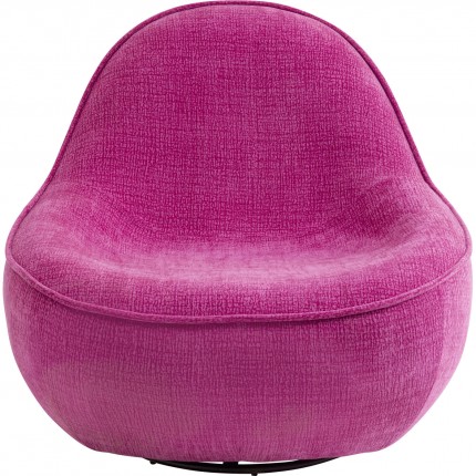 Draaifauteuil Ovo fuchsia Kare Design