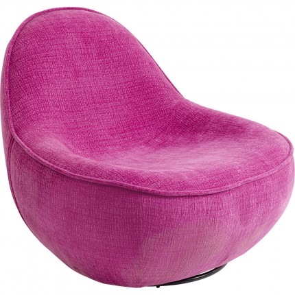Draaifauteuil Ovo fuchsia Kare Design