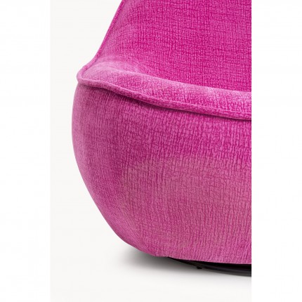 Draaifauteuil Ovo fuchsia Kare Design