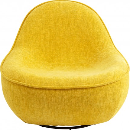 Swivel Armchair Ovo yellow Kare Design