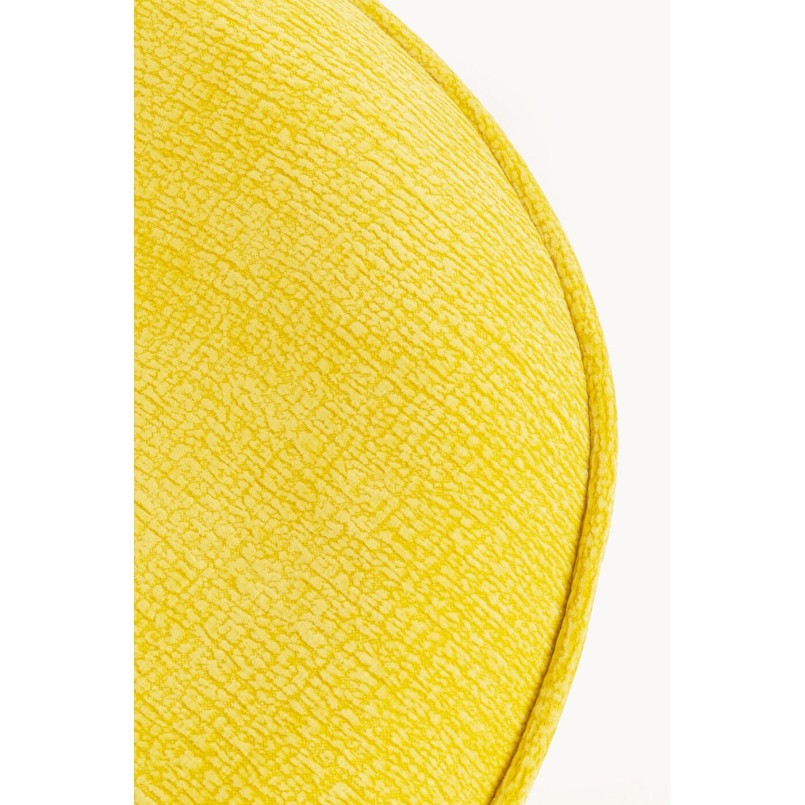 Fauteuil pivotant Ovo jaune 99cm