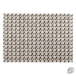 Tapis en cuir motifs géométriques - Maze - Kare Design