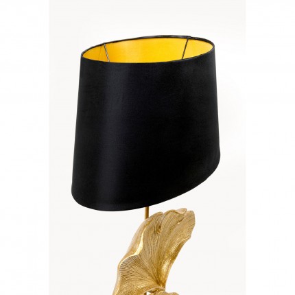 Vloerlamp ginkgobladeren 129cm goud Kare Design