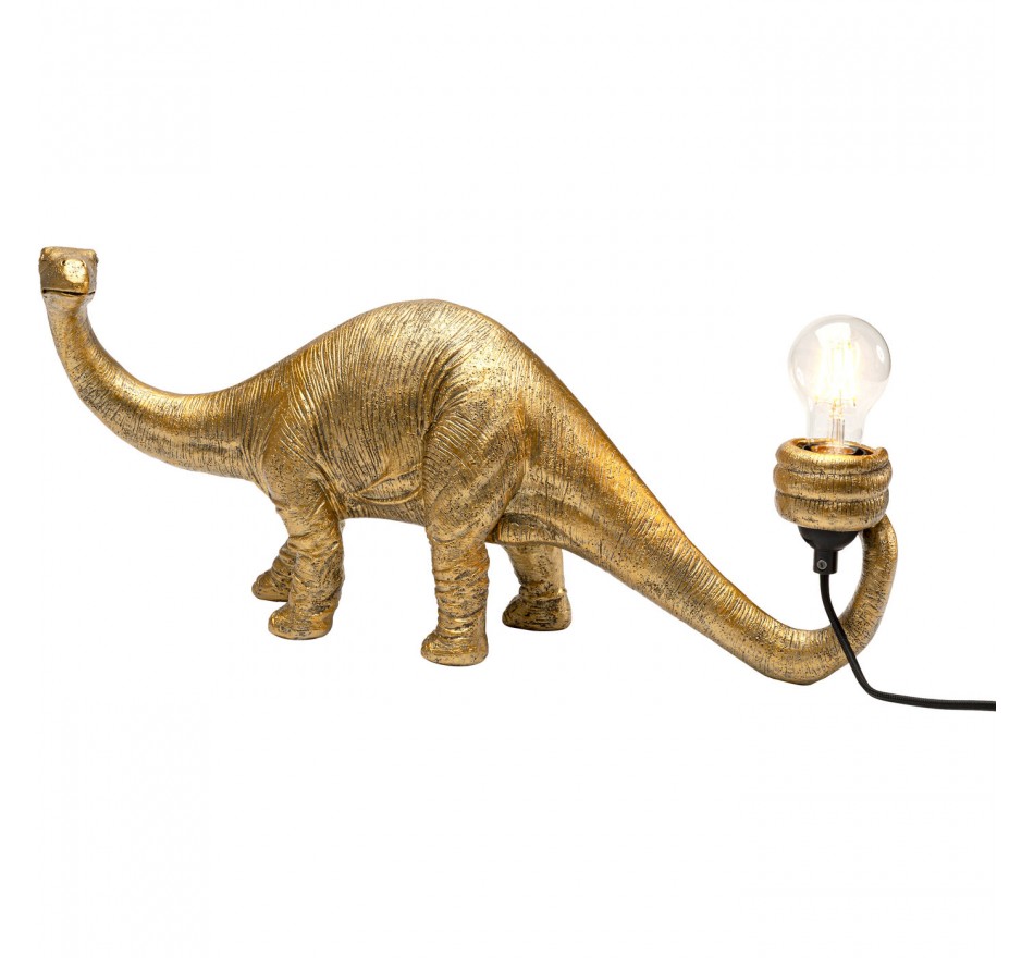 Lampe dinosaure doré Kare Design