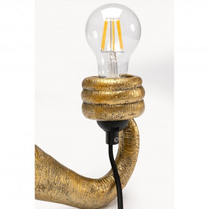 Table Lamp dinosaur gold Kare Design