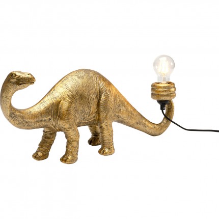 Tafellamp dinosaurus goud Kare Design