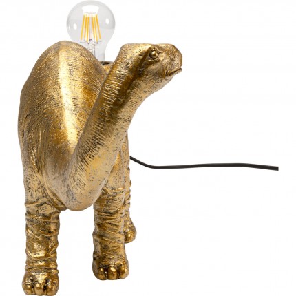 Table Lamp dinosaur gold Kare Design