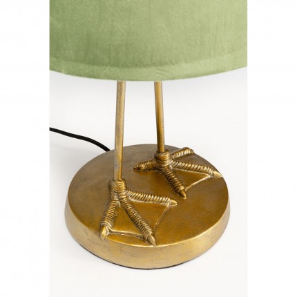 Lampe canard dorée et verte Kare Design