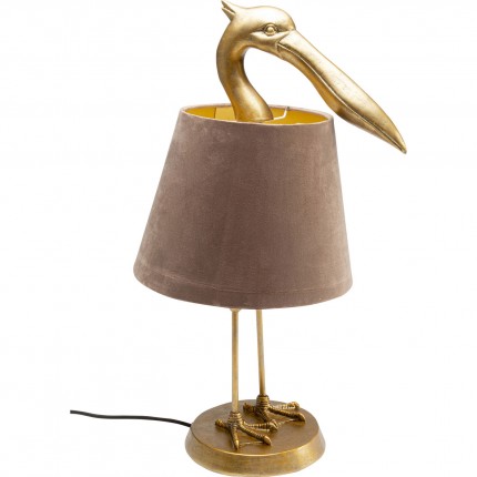 Table Lamp pelican gold Kare Design