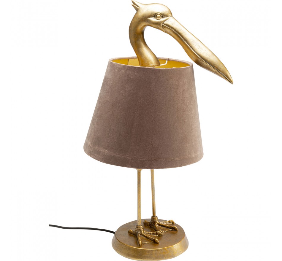 Table Lamp pelican gold Kare Design