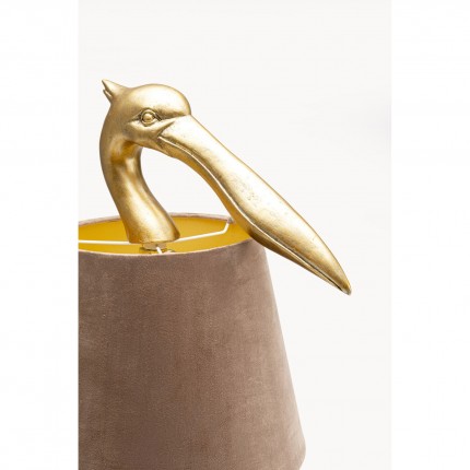 Table Lamp pelican gold Kare Design