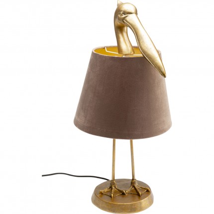 Tafellamp pelikaan goud Kare Design