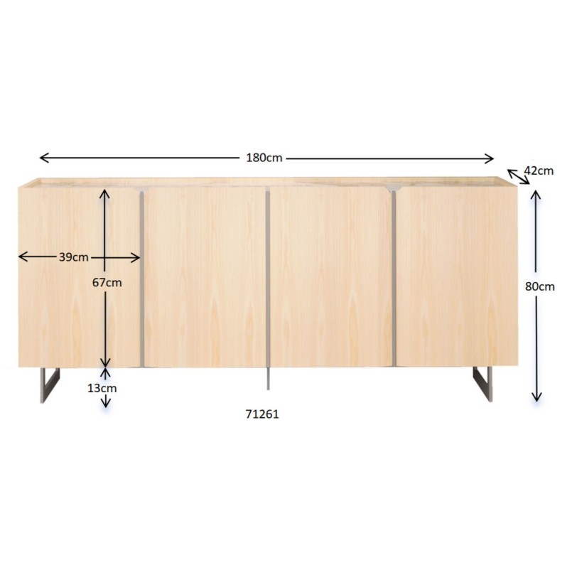 Dressoir Giulio 4 deuren Kare Design