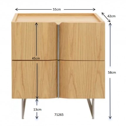 Nightstand Giulio Kare Design