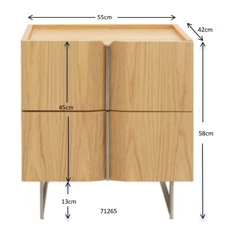 Nachtkastje Giulio Kare Design