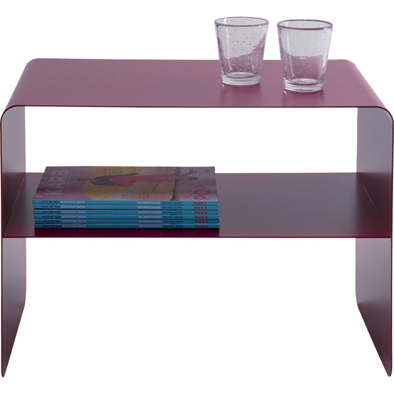 Table basse violette en acier - Lounge - Kare Design