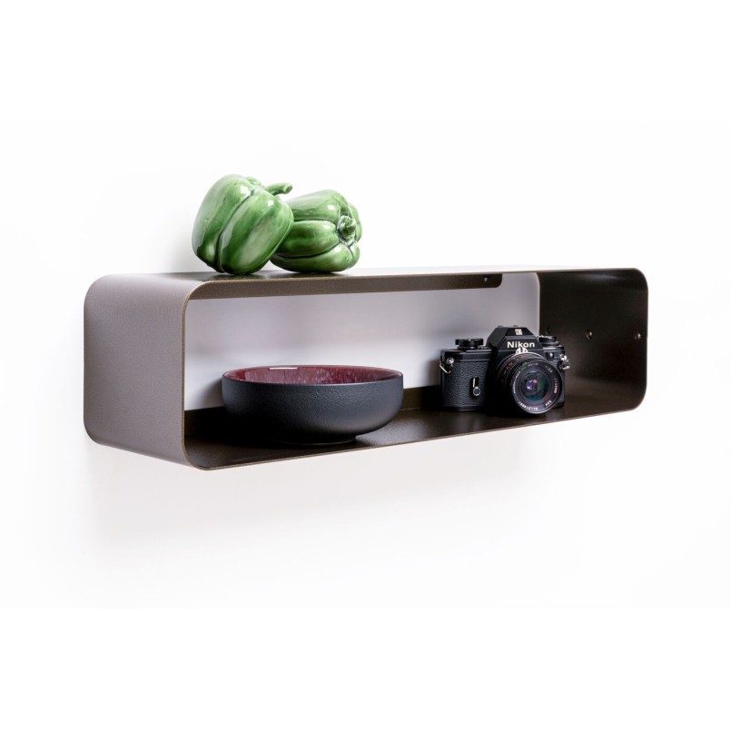 Étagère murale bronze en acier - Lounge - Kare Design