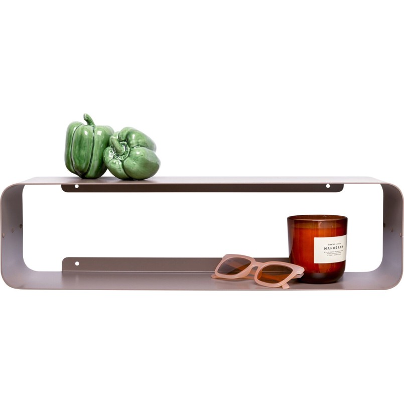 Étagère murale taupe en acier - Lounge - Kare Design