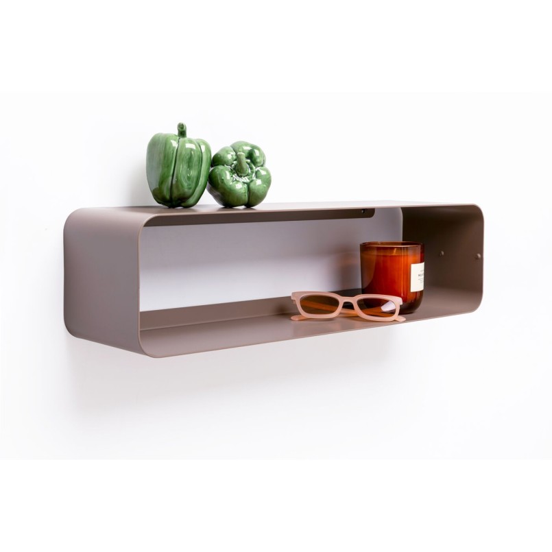 Étagère murale taupe en acier - Lounge - Kare Design