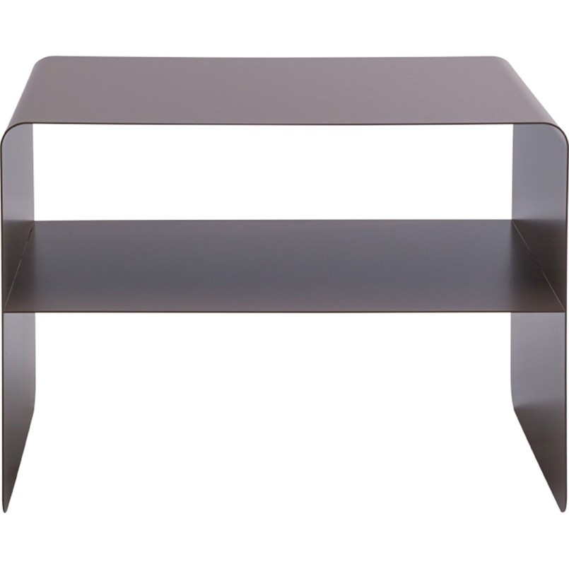 Table basse taupe en acier - Lounge - Kare Design