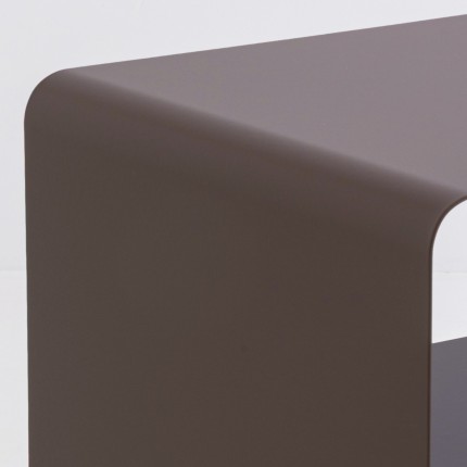 Table basse Lounge 58x37cm taupe Kare Design